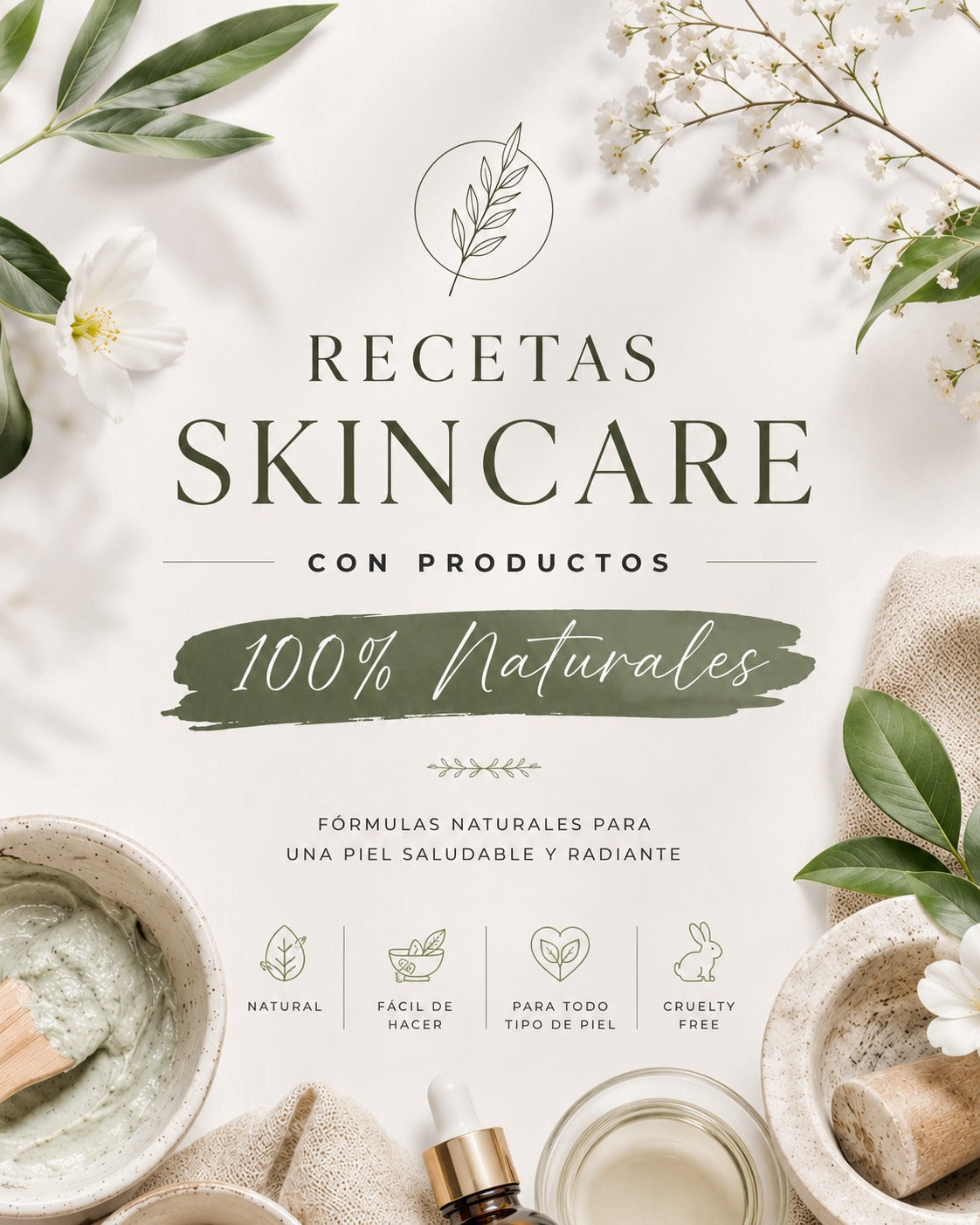 +900 RECETAS SKINCARE CON PRODUCTOS 100% NATURALES | DESDE CASA
